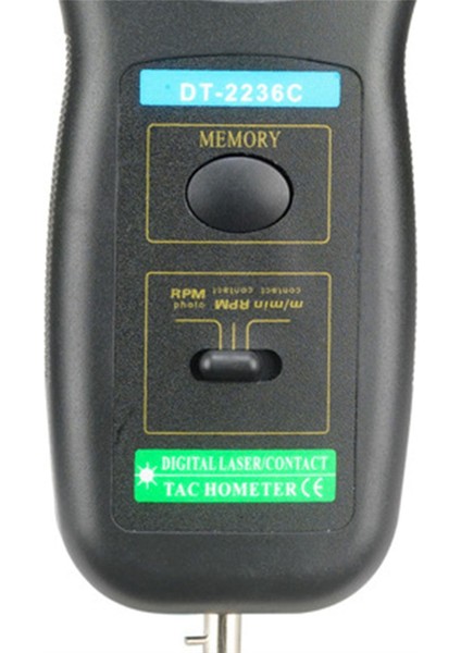 DT2236C Hız Dedektörü Ölçer Lazer Takometresi Dt 2236C LED Dijital Optik Kontak Taşometre Dedektör Ölçer (Yurt Dışından) fiyatları