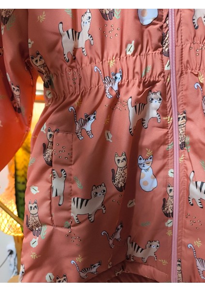 Kız Çocuk Mont Kışlık Spor Içi Mifyonlu Kapüşonlu &kaban & Parka, !!! Dar Kalıp