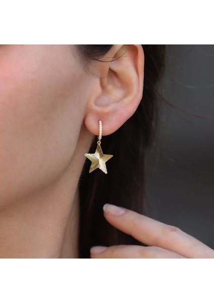 Yıldız Göçmen Gold Gümüş Küpe fiyatları