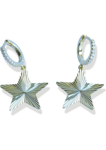 Yıldız Göçmen Gold Gümüş Küpe fırsatları