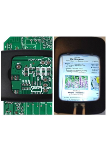 2pcs Lighted Masa Büyüteç, Stand LED Taşınabilir Cep Büyüteç Visor Katlama 3x (Yurt Dışından) indirimleri