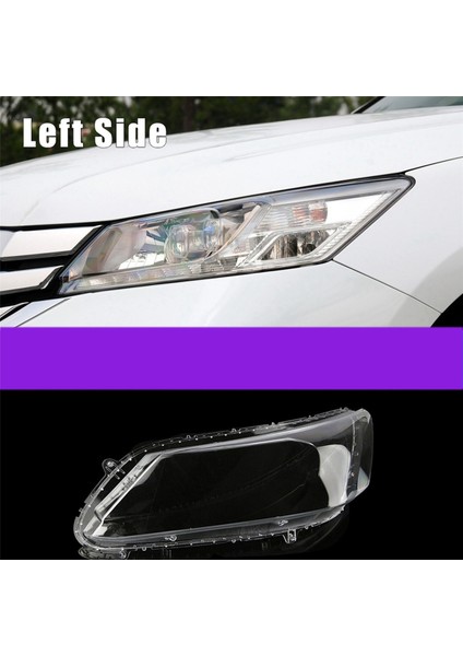 2013-2016 Için 2x Kaldı -Honda Accord Araba Far Lens Kapağı Kafa Işık Lambası Kabuğu Otomatik Işık Kapağı (Yurt Dışından) indirimleri