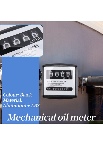Mekanik Yakıt Göstergesi 4 Haneli Yakıt Akışı Mekanik Yakıt Akışı Metre 25MM (1 Inç Iç Iplik) 5-30 GPM/20-120L/DK (Yurt Dışından) indirimleri
