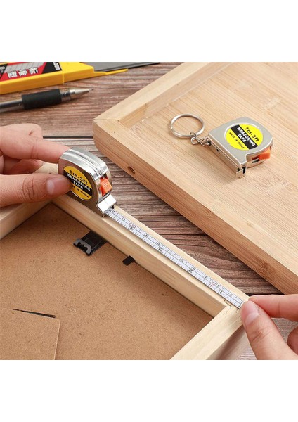 100 Pcs Anahtar Knolu Bant Memperi Teyp Ölçüsü Fonksiyonel Cep Bant Memperi Yetişkin Çocuklar Için Geri Çekilebilir (Yurt Dışından) fırsatları