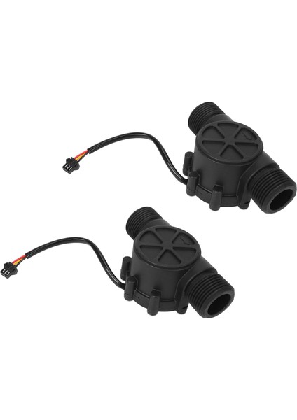 2pcs Su Akış Sensörü DN25 DC3.5-24V 1 Inç 2-100L/DAK Salon Akış Metni Isı Pompası Su Isıtıcı Akış Ölçer Anahtarı Sayacı (Yurt Dışından)