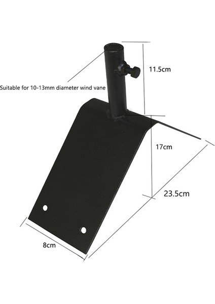 2pcs Ağır Hizmet Tipi Weathervan Çatı Braketi Weathervan Montaj Plakası Hava Istasyonu Çatı Montajı Uygundur (Yurt Dışından) fiyatları