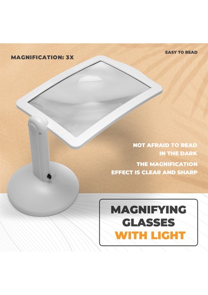 Taşınabilir Masaüstü 3x Büyüteç LED 180 Derece Dönebilir Masa Lambası Aydınlatma Loupe Okuma Yazma Aracı Için Büyüteç Cam (Yurt Dışından) indirimleri