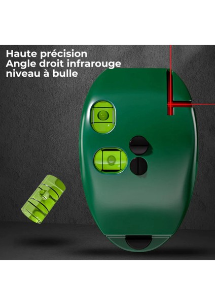 Yüksek Hassasiyetli Kızılötesi Dik Açı Kabarcık Seviyesi Mini 20M Uzunluğunda Mesafe Seviyesi Düz Açı Aracı (Yurt Dışından) fiyatları