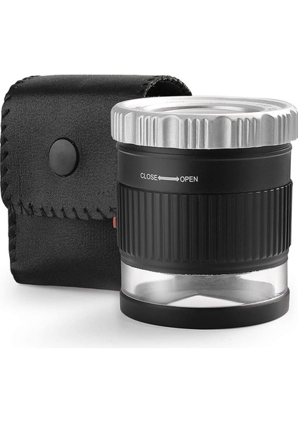 2pcs Loupe Büyüteç 30X Büyüteç Aydınlatılmış Ayarlanabilir Odak Uzunluğu Masaüstü Büyüteç 6 Işık (Yurt Dışından) fiyatları