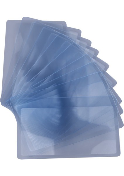 20X Cep Büyüteç / Büyüteç Cam / Okuma Yardımı Kredi Kartı Formatı 3 Kez Zoom Şeffaf (Yurt Dışından) fiyatları