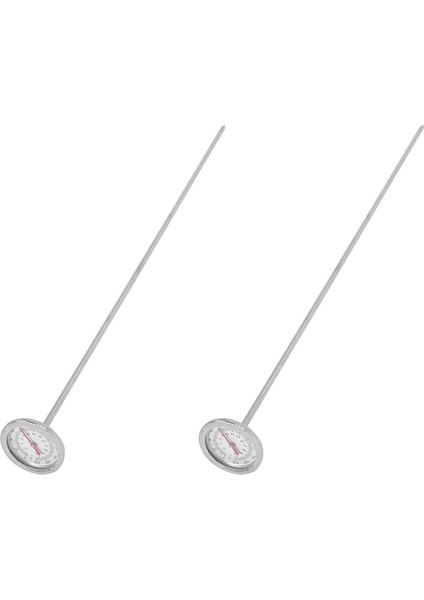 2x Uzunluğunda Kompost Toprak Termometresi - Hızlı Tepki Paslanmaz Çelik 20 Inç - Ölçüm Probu - Fahrenheit ve Celsius (Yurt Dışından)