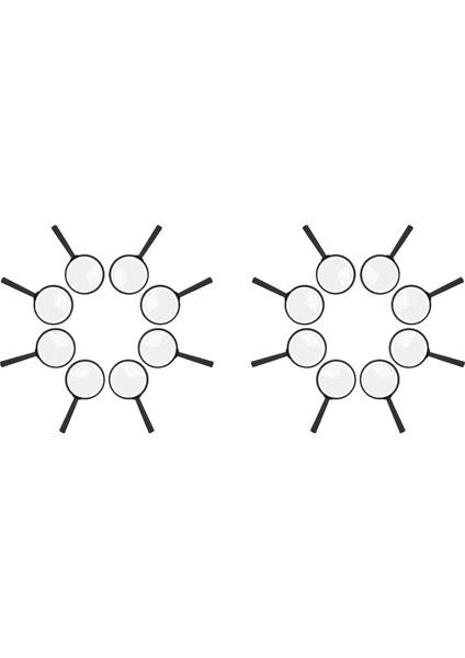Çocuklar Büyüteç 16 Adet, Plastik El Tipi Mini Taşınabilir Büyüteç Küçük Çocukları Kaşif Için Oyuncaklar (Yurt Dışından)
