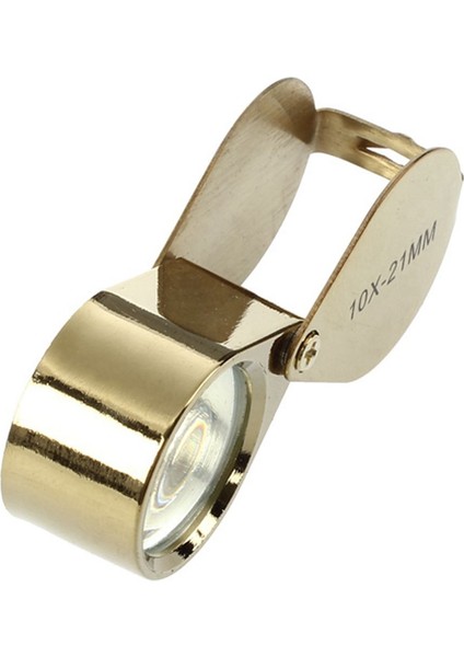 2pcs 10X Büyüteç Büyüteç Cam Kuyumcular Göz Katlanabilir Takı Döngü Loupe (Altın) (Yurt Dışından) fiyatları