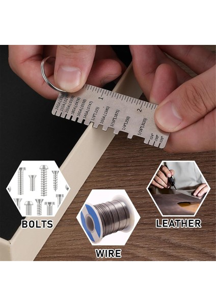 Shingle Gauge Kaynak Araçları Tel/metal Sac Kalınlık Gösterge Paslanmaz Çelik Metal Kalınlık Gösterge Boyutu Muayene Aracı (Yurt Dışından) indirimleri