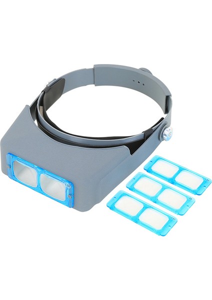 Kafa Monte Büyüteç Cam Optik Kulaklıklar Büyüteç Camı Cep Telefonu Tamir Okuması, 1.5x 2x 2.5x 3.5x (Yurt Dışından)
