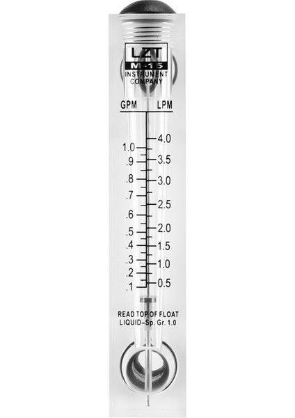 Siyah Ayarlanabilir Düğme 0.1-1 Gpm Panel Tipi Su Akış Ölçer Lzm-15 (Yurt Dışından)