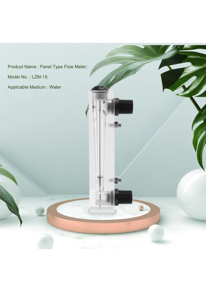 Siyah Ayarlanabilir Düğme 0.1-1 Gpm Panel Tipi Su Akış Ölçer Lzm-15 (Yurt Dışından) fırsatları