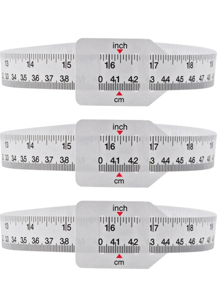 Kupa, Kupalar, Cam Kavanozlar ve Içme Bardakları Dıy El Sanatları Üreticisini Ölçmek Için 3 Paket Genişlik Ölçücü (Yurt Dışından)