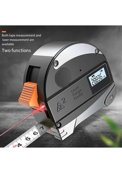 Lazer Bant Mesafe Ölçer Taşınabilir Yatay Mesafe Ölçer Ölçüm Cihazı Çok Fonksiyonlu Bant Memperi (Yurt Dışından) fiyatları