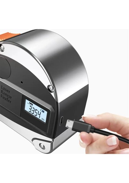 Lazer Bant Mesafe Ölçer Taşınabilir Yatay Mesafe Ölçer Ölçüm Cihazı Çok Fonksiyonlu Bant Memperi (Yurt Dışından) fırsatları