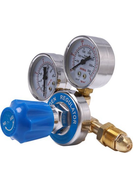 2x Oksijen Gaz Şişesi Regülatörleri O2 Azaltma Basınç Inhaler Çift Gösterge Regülatörü Oksijen Tankı Regülatörü (Yurt Dışından) modelleri