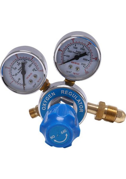 2x Oksijen Gaz Şişesi Regülatörleri O2 Azaltma Basınç Inhaler Çift Gösterge Regülatörü Oksijen Tankı Regülatörü (Yurt Dışından) fırsatları