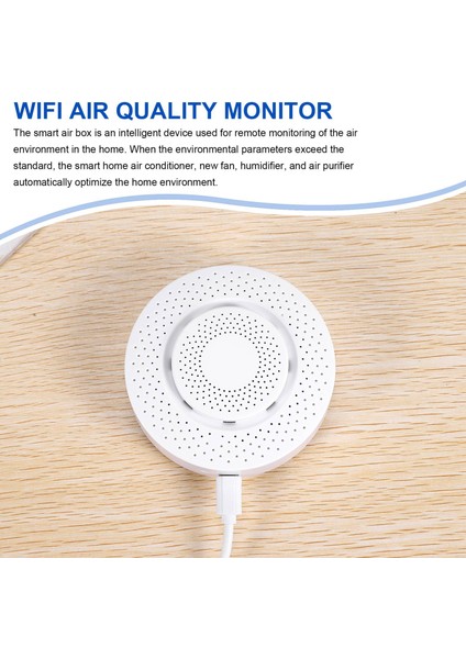 Zıgbee Tuya 3.0 Hava Kalitesi Monitörü Hava Temizlikçisi 5 Arada 1 Formaldehit Voc Co2 Sıcaklık Nem Dedektörü Sensörü (Yurt Dışından) indirimleri
