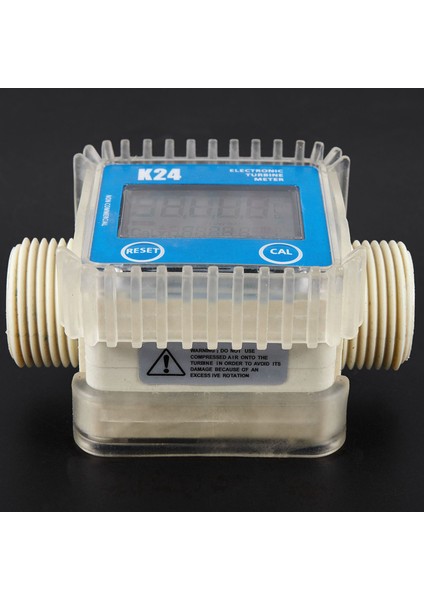 2 Pcs K24 LCD Türbin Dijital Yakıt Akışı Ölçer Kimyasallar Için Yaygın Olarak Kullanılır (Yurt Dışından) modelleri