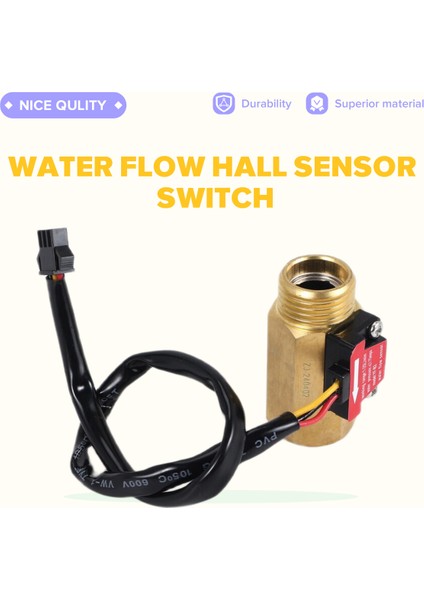 G1/2 Inç Su Akış Salonu Sensörü Anahtar Akış Ölçer Endüstriyel Türbin Akış Suyu Akış Sensörü Yf-B2 (Yurt Dışından) fırsatları