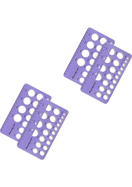 Flanş Silikon Meme Ucu Cetveli Flanş Beden Meme Ucu Ölçüm Cetvel Meme Ucu Yumuşak Silikon Flanş Sizer, Göğüs Pompası Boyutu Aleti (Yurt Dışından)