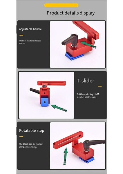 Ağaç Işleme 30 Tip Slayt Sınırlayıcı Slayt Ray Bloğu Ahşap Masası Dıy Track Pozisyoncu Ağaç Işleme Yardımcı Araçlar (Yurt Dışından) modelleri