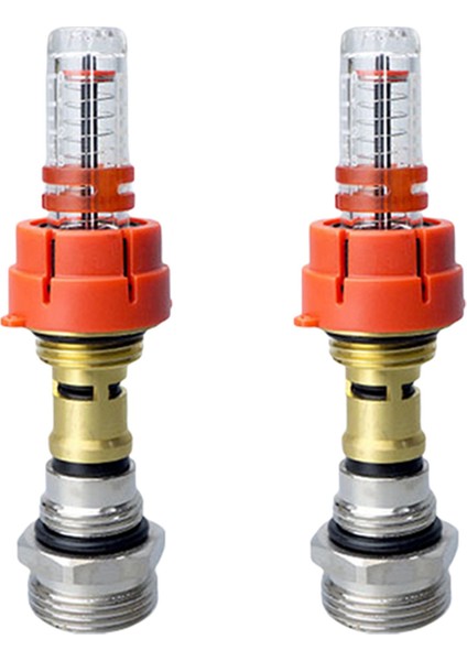 Zemin Isıtma Su Ayırıcı Aksesuarları Için Akış Ölçerinin Değiştirilmesi Için 2x Paslanmaz Çelik Manifold (Yurt Dışından)