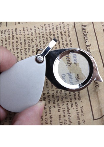 2pcs 30MM 3x Cep Katlanır Büyüteç Okuma Çağırma Cam Loupe Anahtar Zincirli Gümüş (Yurt Dışından) fırsatları