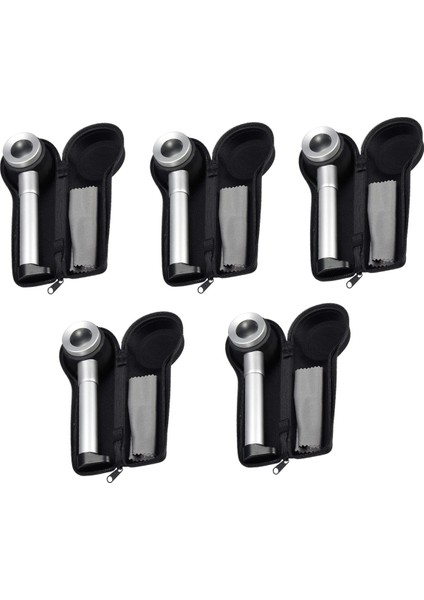 5x El Taşına Alınan 45X Katlanır Keten Test Cihaz Metal Büyüteçleri Bez Iplik Sayacı Büyüteç Büyüteç Işığı (Yurt Dışından)