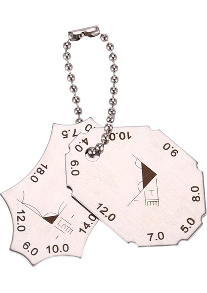 2pcs Kaynak Göstergesi Tuş Anahtarı Kaynak Yüzey Memur Muayene Tedbir Araçları Cep Fillet Kaynak Gösterge Ölçü Tedbir (Yurt Dışından) fiyatları