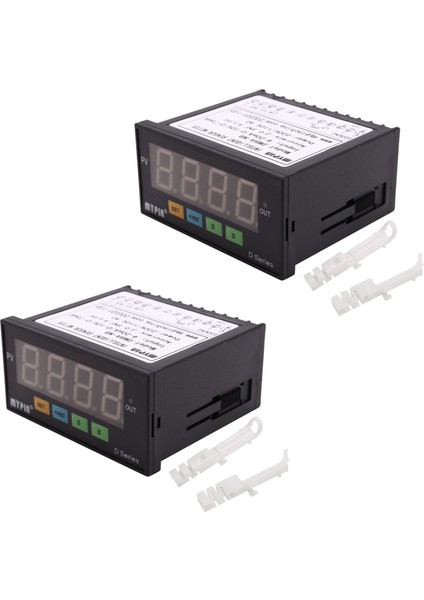 Mypin 2x Dijital Sensör Metre Çok Fonksiyonlu Akıllı LED Ekran 0-75MV/4-20MA/0-10V Giriş (Yurt Dışından)