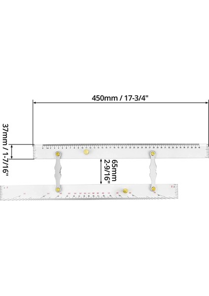 5x Deniz Paralel Cetvel Net Ölçekler, Paralel Cetvel Çekmek Için Eşleme Noktaları 450MM, Deniz Çizelgeleri Paralel Cetvel (Yurt Dışından) fırsatları