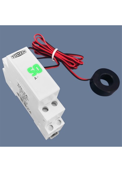 Tomzn Din Rail Tek Faz Amper Metre Ac 40-500V Mini Modüler Ampermetre Gösterge LED Dijital Ekran, Şeffaf Değil (Yurt Dışından) fiyatları