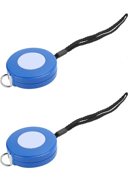 2x Hayvan Bantlı Çiftlik Ekipmanları Için Taşınabilir Geri Çekilebilir Ölçüm Bandı Sığır Domuz Vücut Ağırlık Bel Ölçümü (Yurt Dışından)