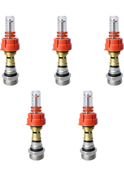 5x Paslanmaz Çelik Manifoldu Zemin Isıtma Su Ayırıcı Aksesuarları Için Akış Ölçerini Yerine Aktarmak Için (Yurt Dışından)