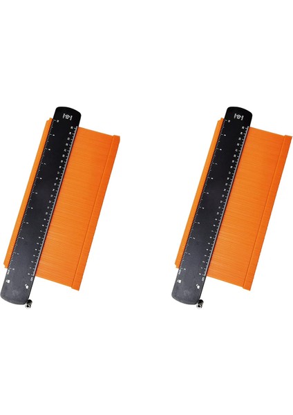 2x 10 Inç Süper Gösterge Şekli ve Anahat Aracı, Kilitli Kontur Gösterge Profil Aracı, Ölçüm Araçları Şekil Çoğaltıcı (Yurt Dışından)