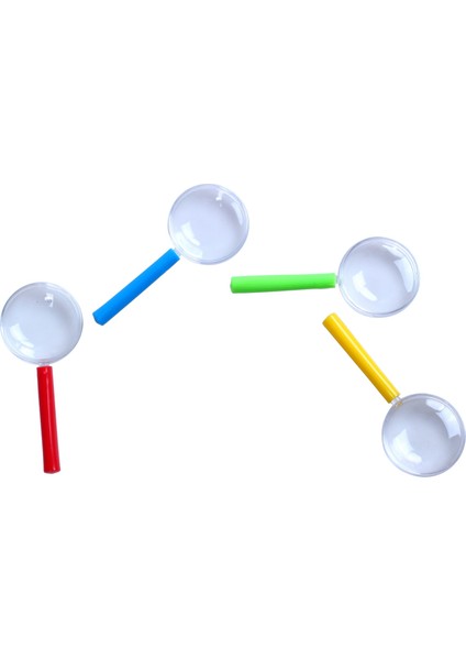 8 Adet Plastik Mini Büyüteç Cam Çocuk Oyuncakları (Yurt Dışından) fiyatları