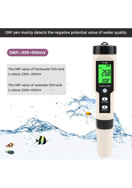 Yeni YY-400 Hidrojen Iyon Konsantrasyonu Su Kalitesi Testi Ph/orp/h2 ve Tem 4 1 Dijital Içme Suyu Ölçer (Yurt Dışından) indirimleri