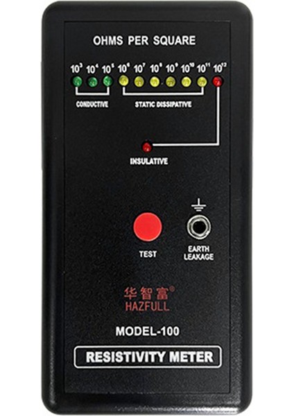 Anti-Statik Test Cihazı Hzr Yüzey Direnç MODEL-100 Sntı-Statik Test Aleti (Yurt Dışından)