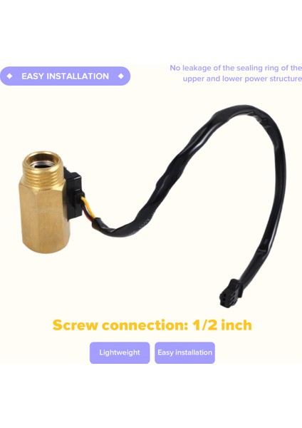 G1/2 Inç Su Akış Salonu Sensörü Anahtar Akış Ölçer Endüstriyel Türbin Akış Suyu Akış Sensörü Yf-B2 (Yurt Dışından) indirimleri