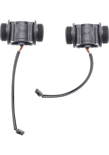 2pcs Su Akış Sensörü Yakıt Akışı Ölçer Su Ölçer Sensörü Flowmeteter Su Sensörü Sayaç Göstergesi FS400A G1 DN25 1-60L/MIN (Yurt Dışından)