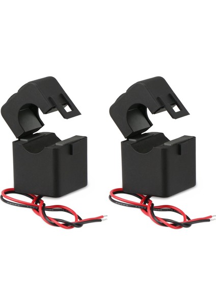 2x Akım Transformatör, 100A 100MA Ac Akım Sensörü, Bölünmüş Çekirdek Amp Transformatör Algılama Rölesi (Yurt Dışından)