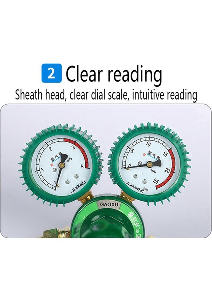 2x Oksijen Gaz Şişesi Regülatörleri O2 Azaltma Basınç Inhaleri Asetilen Çift Gösterge Regülatörü Oksijen Tankı Regülatörü (Yurt Dışından) indirimleri