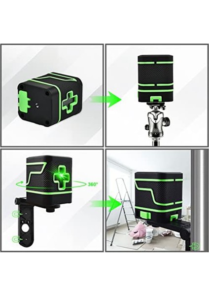 Lazer Seviyesi, Parlak Yeşil Kiriş Çarpısı (Kendi Kendine Eğlence Işlevi Ile), Lazer Seviye Aracı, Taşınabilir Yeşil Işık Seviyesi (Yurt Dışından) fiyatları