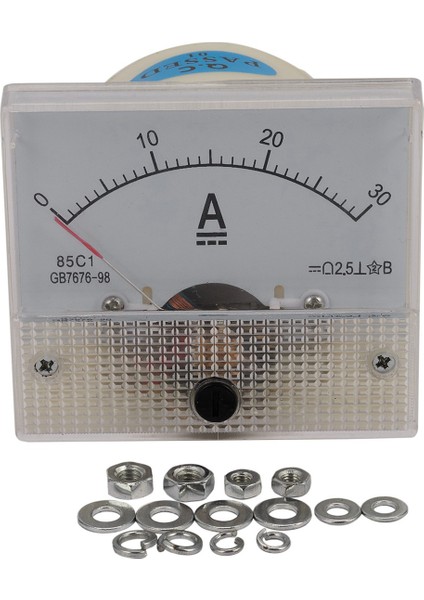 2x 85C1-A Dc Analog Amper Metre Panel Ölçer Göstergesi 30A Amp Ölçer Akım Mekanik Ammetreler (Yurt Dışından) modelleri